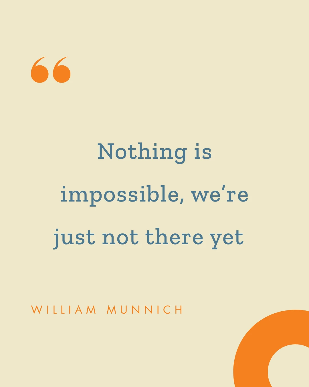 William Munnich — original quote or fun fact slide
